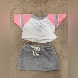 Build-A-Bear Outfit - BAB Skirt & Shirt